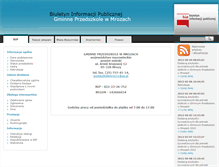 Tablet Screenshot of gp-mrozy.bip.net.pl