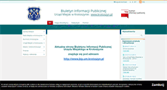 Desktop Screenshot of krotoszyn.bip.net.pl