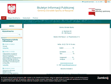 Tablet Screenshot of gos.raszyn.bip.net.pl