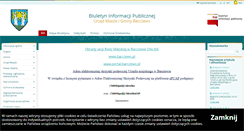 Desktop Screenshot of barczewo.bip.net.pl