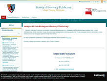 Tablet Screenshot of gmina-chojnow.bip.net.pl