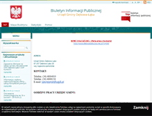 Tablet Screenshot of debowalaka.bip.net.pl
