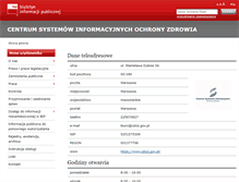 Tablet Screenshot of csioz.bip.gov.pl