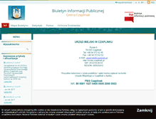 Tablet Screenshot of czaplinek.bip.net.pl