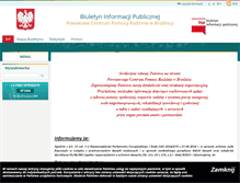Tablet Screenshot of pcpr-brodnica.bip.net.pl