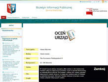 Tablet Screenshot of miescisko.bip.net.pl