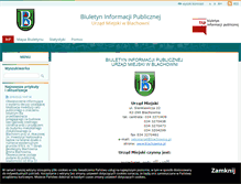 Tablet Screenshot of blachownia.bip.net.pl
