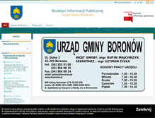 Tablet Screenshot of boronow.bip.net.pl