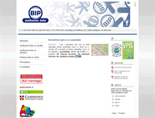 Tablet Screenshot of bip.si