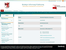 Tablet Screenshot of powiatszczecinecki.bip.net.pl