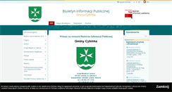 Desktop Screenshot of cybinka.bip.net.pl
