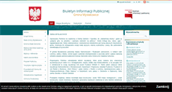 Desktop Screenshot of myslakowice.bip.net.pl