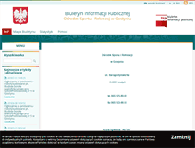 Tablet Screenshot of osir-gostyn.bip.net.pl